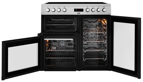 Beko KDVC90X 90cm Double Oven Range Cooker with 5 Zone Ceramic Hob – image 2