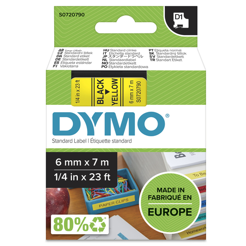 DYMO D1 - Zelf-klevende laag
