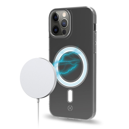 Celly MAGKIT mobile device charger Smartphone Silver, White, Transparent USB Wireless charging Indoor