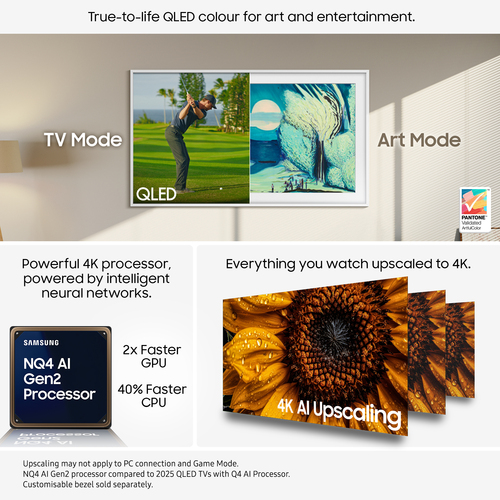 Samsung QE65LS03FA 65 4K Ultra HD Hdr The Frame Vision AI Smart Qled T - image 1