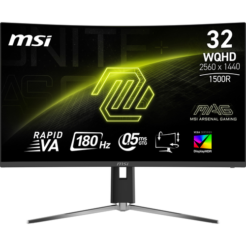MSI MAG 32CQ6PF монитор для ПК 80 cm (31.5") 2560 x 1440 пикселей Wide Quad HD Черный