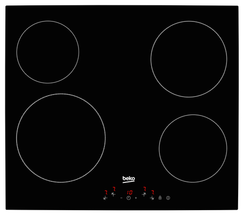 Beko HQC64401 60cm Ceramic Hob with Touch Controls – image 1