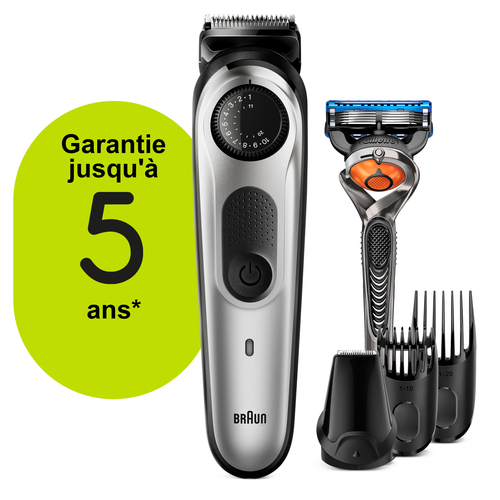 Braun Beard Trimmer BT5260 Men Trimmer & Hair Clipper, 39 Length Settings, Black/Silver Metal – image 3