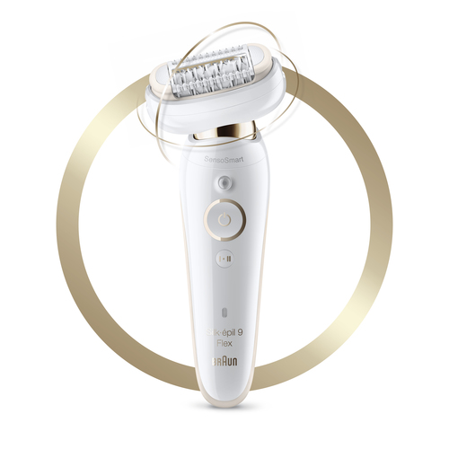 Braun Silk-épil 9 Flex 40 tweezers White, Gold – image 2