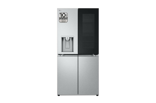 LG InstaView GMG861MBAE side-by-side refrigerator Freestanding