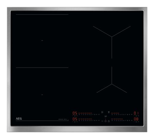 AEG TI64IB1FXB Черный Встроенный 60 cm Плита с зонами индукции 4 зона(ы)