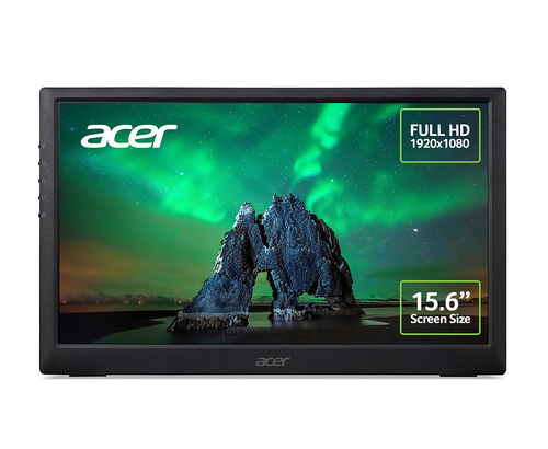 Acer PM161Qbu 15.6 inch FHD Portable Monitor (IPS Panel, 60Hz, 7ms, USB Type C, Black)