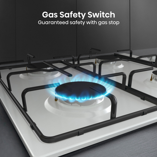Hisense GM642XHS 60cm Gas Hob - Stainless Steel - image 7