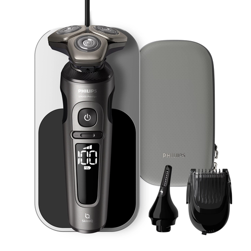 Philips Shaver S9000 Prestige SP9872/22 Cordless electric shaver with 2 attachments – image 1