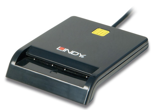 Lindy 42834 card reader USB 2.0 Black