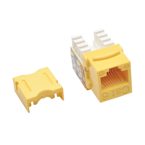 N238-001-YW CONECTOR KEYSTONE JACK 110  PUNCHDOWN CAT6/CAT5E AMARILLO 