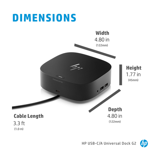 HP USB-C/A Universal Dock G2 – image 3