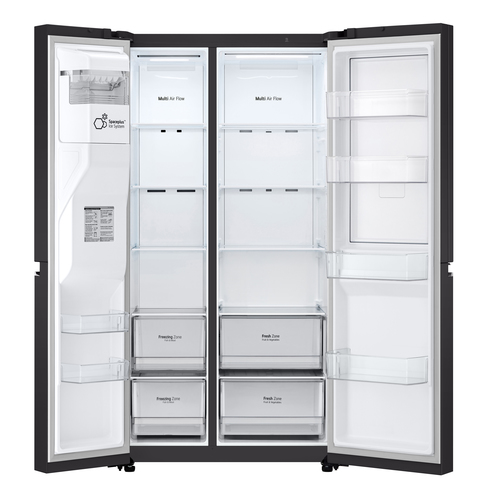 LG GSJV70WBTF.AWBQEUR side-by-side refrigerator Freestanding – image 2