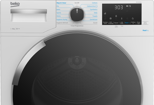 Beko DPHY9P46W tumble dryer Freestanding Front-load – image 4