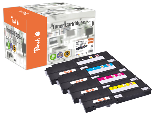 Peach PT1091 toner cartridge 4 pc(s) Compatible Black, Cyan, Magenta, Yellow