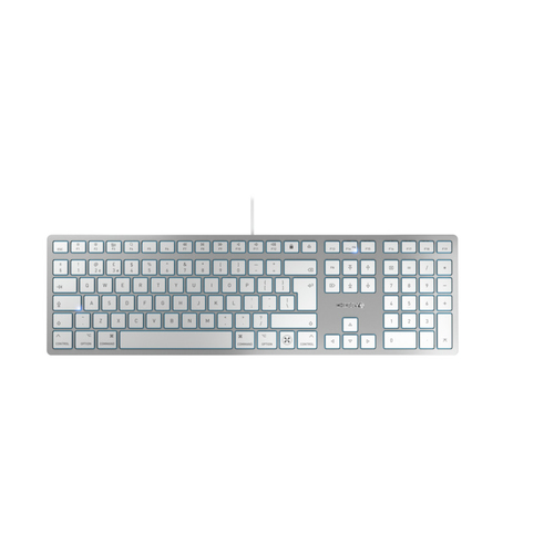 CHERRY KC 6000C FOR MAC клавиатура Универсальная USB QWERTY Английский Серебристый