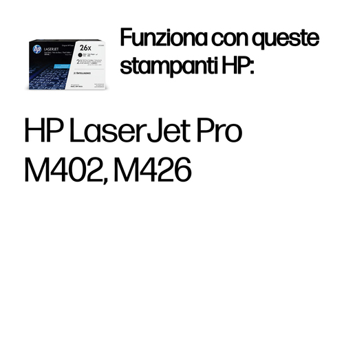 HP 26X – Multipack nero originale