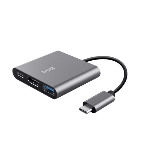 Trust Dalyx USB 3.2 Gen 1 (3.1 Gen 1) Type-C Алюминий, Черный