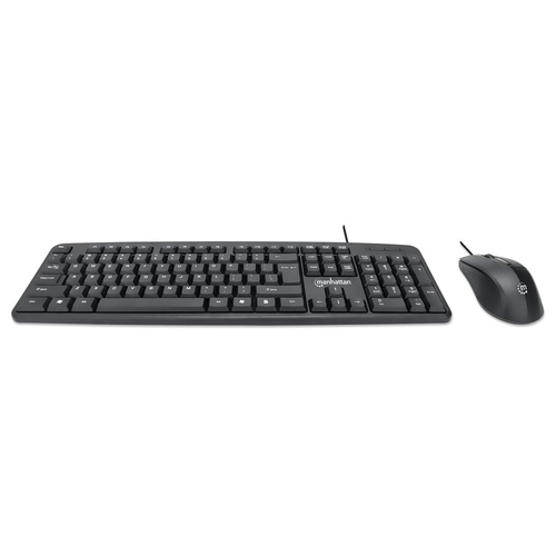 Manhattan Juego de teclado y mouse óptico, cableados imagen 3