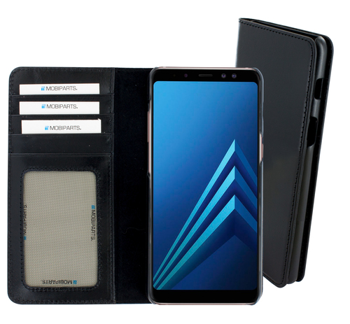 Mobiparts Excellent Wallet Case Samsung Galaxy A8 (2018) Jade Black