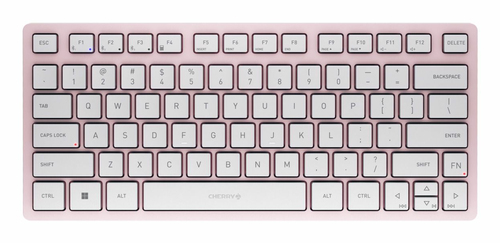 CHERRY MULTI-DEVICE COMPACT KEYBOARD WITH THREE BLUETOOTH CHANNELS.COLOR -CHERR