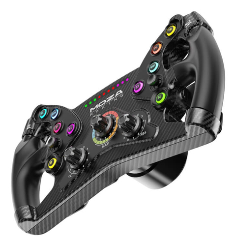 MOZA KS Formula Steering Wheel - GT‑style 300 mm - RGB knoppen - magnetische paddles - voor PC - zwart, afbeelding 4