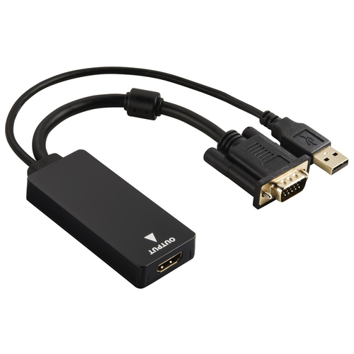 Hama USB/VGA - HDMI, M/F