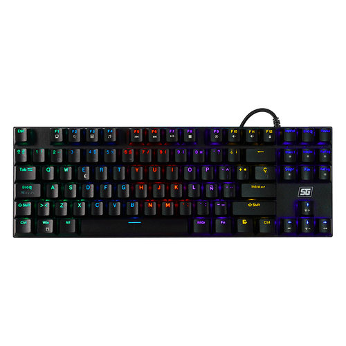 KB-600 Teclados VORAGO KB-600 TECLADO VORAGO START THE GAME KB-600 MECANICO TKL RGB RAINBOW SOFTWARE NEGRO