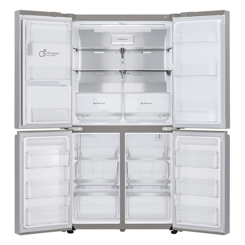 LG NatureFRESH side-by-side refrigerator Freestanding – image 3