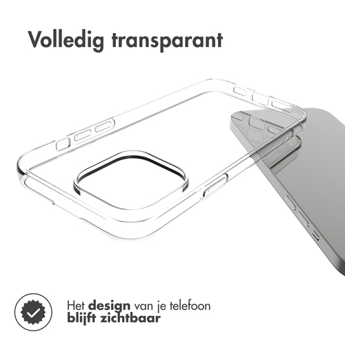 Accezz Clear Backcover iPhone 14 Pro Max - Transparant, afbeelding 2
