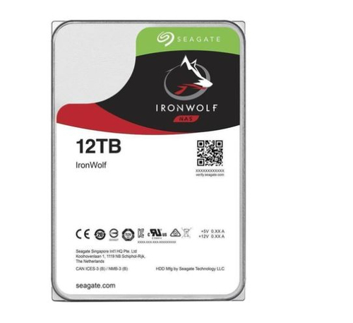 Seagate NAS HDD ST12000VN0008 внутренний жесткий диск 12 TB 7200 RPM 256 MB 3.5" Serial ATA III