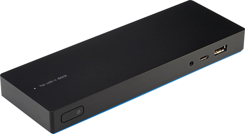 upcycle it HP-USB-C-Dock-G4-ref Wired USB 3.2 Gen 1 (3.1 Gen 1) Type-C Black