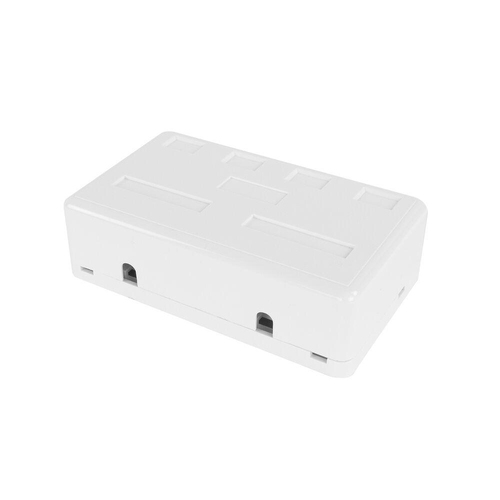 ACT Unloaded surface keystone mount box voor 4 keystone jacks, afbeelding 2