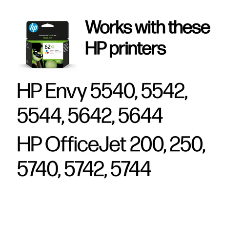 Original HP 62XL Tri-Colour Ink Cartridge - image 2