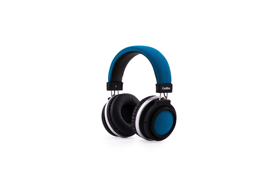 CoolBox CoolPremium Headset Wired & Wireless Head-band Calls/Music Bluetooth Blue – image 2