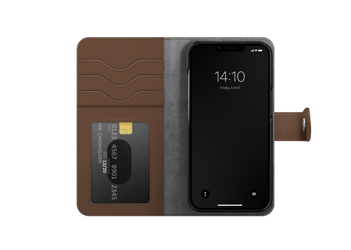 iDeal of Sweden Magnet Wallet+ iPhone 14 Pro Dark Brown – image 4