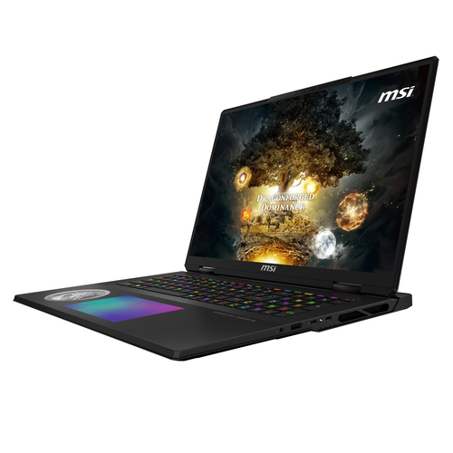 MSI Titan 18 HX DRAGON EDITION NORSE MYTH A2XWIG-442US Intel Core Ultra 9 285HX Ноутбук 45,7 cm (18") UHD+ 64 GB DDR5-SDRAM 6 TB Твердотельный накопитель (SSD) NVIDIA GeForce RTX 5080 Wi-Fi 7 (802.11be) Windows 11 Pro Черный