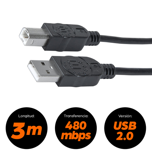 Cable USB MANHATTAN 333382