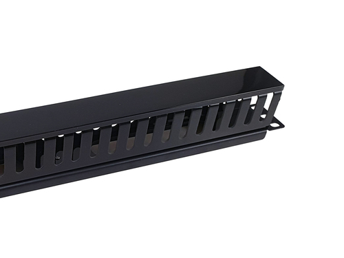 Equip 19" Kabelmanagement Panel Ausstattung zwart, afbeelding 4