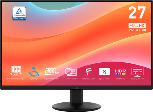 Msi Pro MP272L 27" Ips Full HD 100Hz 1ms HDMI Monitor - image 2