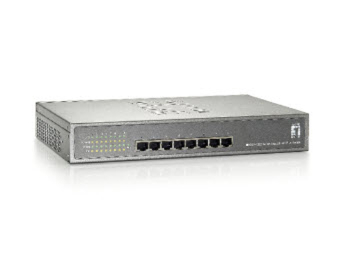 LevelOne 8-Port Gigabit PoE-Plus Switch, 240W
