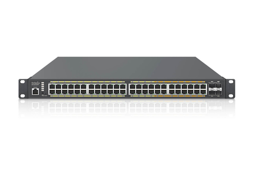 EnGenius ECS2552FP сетевой коммутатор Управляемый L2+ Gigabit Ethernet (10/100/1000) Питание по Ethernet (PoE) Черный