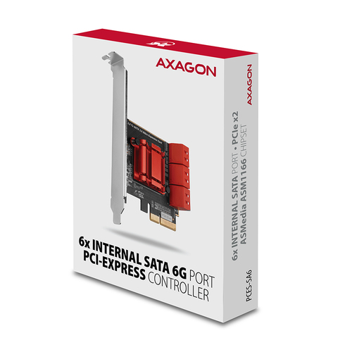AXAGON 6  interner SATA 6G-Port-PCIe-Controller – Foto 7 von 7