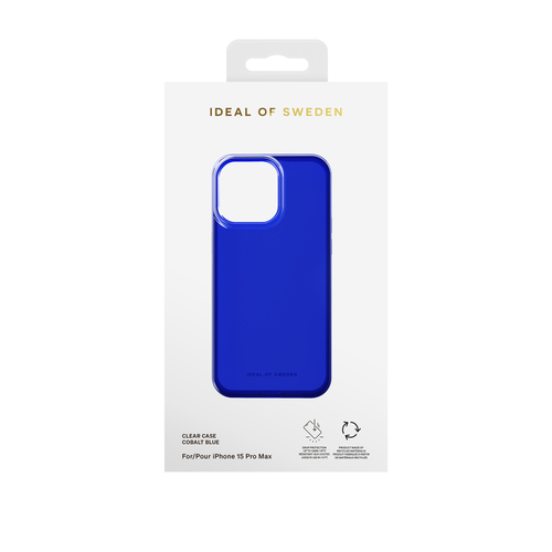 iDeal of Sweden Clear Case iPhone 15PM Cobalt Blue – image 2