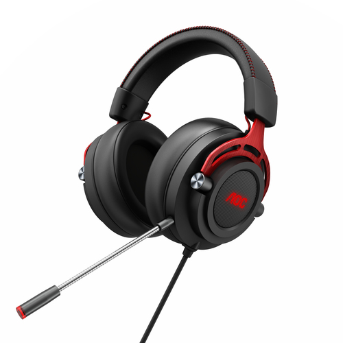 AOC GH300 headphones/headset Wired Head-band Gaming Black, Red – image 6
