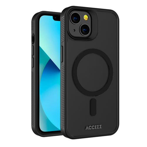 Accezz Rugged Frosted MagSafe Backcover iPhone 13