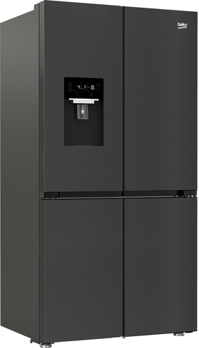Beko GN1426240ZDXBRN Amerikaanse koelkast Zwart, afbeelding 2