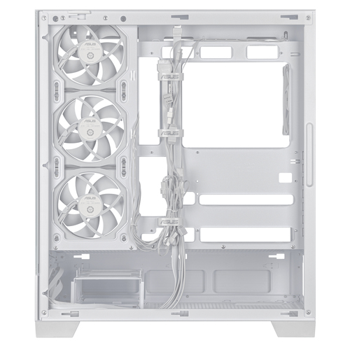Asus A31 Plus TG Argb White Tempered Glass Mid Tower Gaming PC Case - Hidden Connectors, 360mm Radiators, 380mm GPUs - image 5