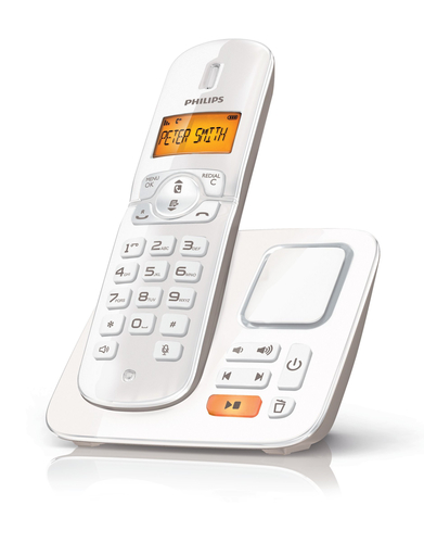 Philips BeNear CD1861T/DE telephone Caller ID White