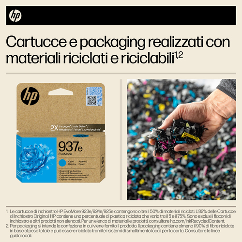 HP 937e – Cartuccia ciano originale